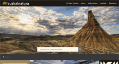 Desktop Screenshot of euskalnatura.net